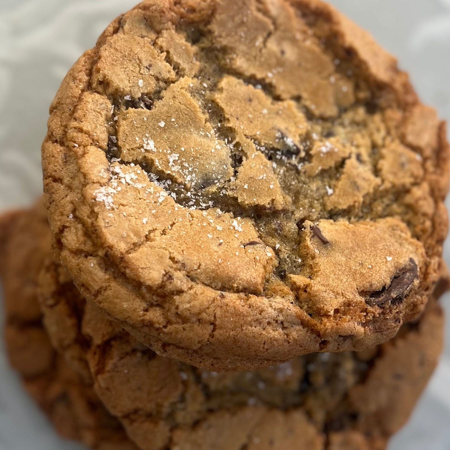 Dark chocolate & sea salt cookie